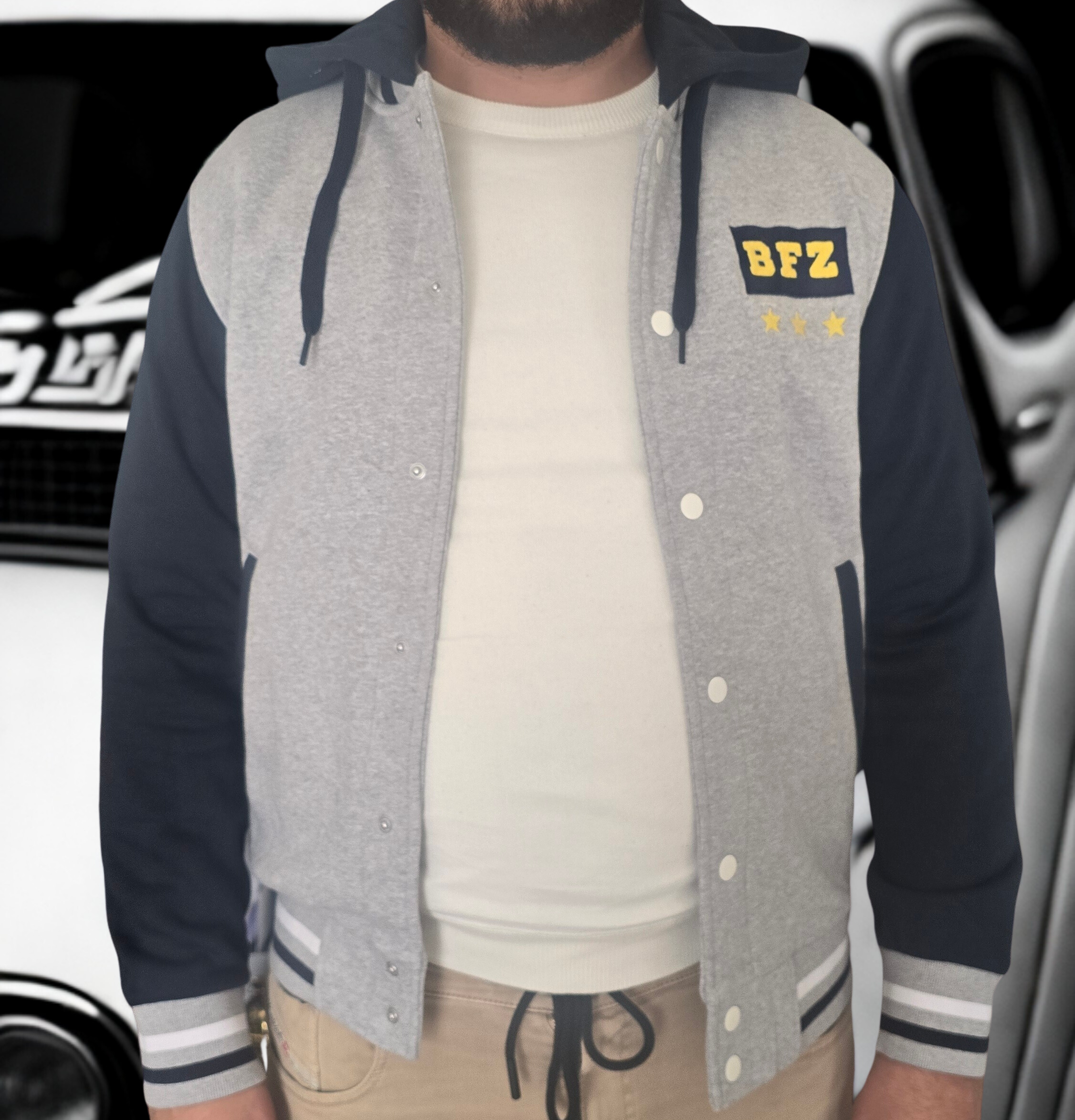 Veste teddy à capuche