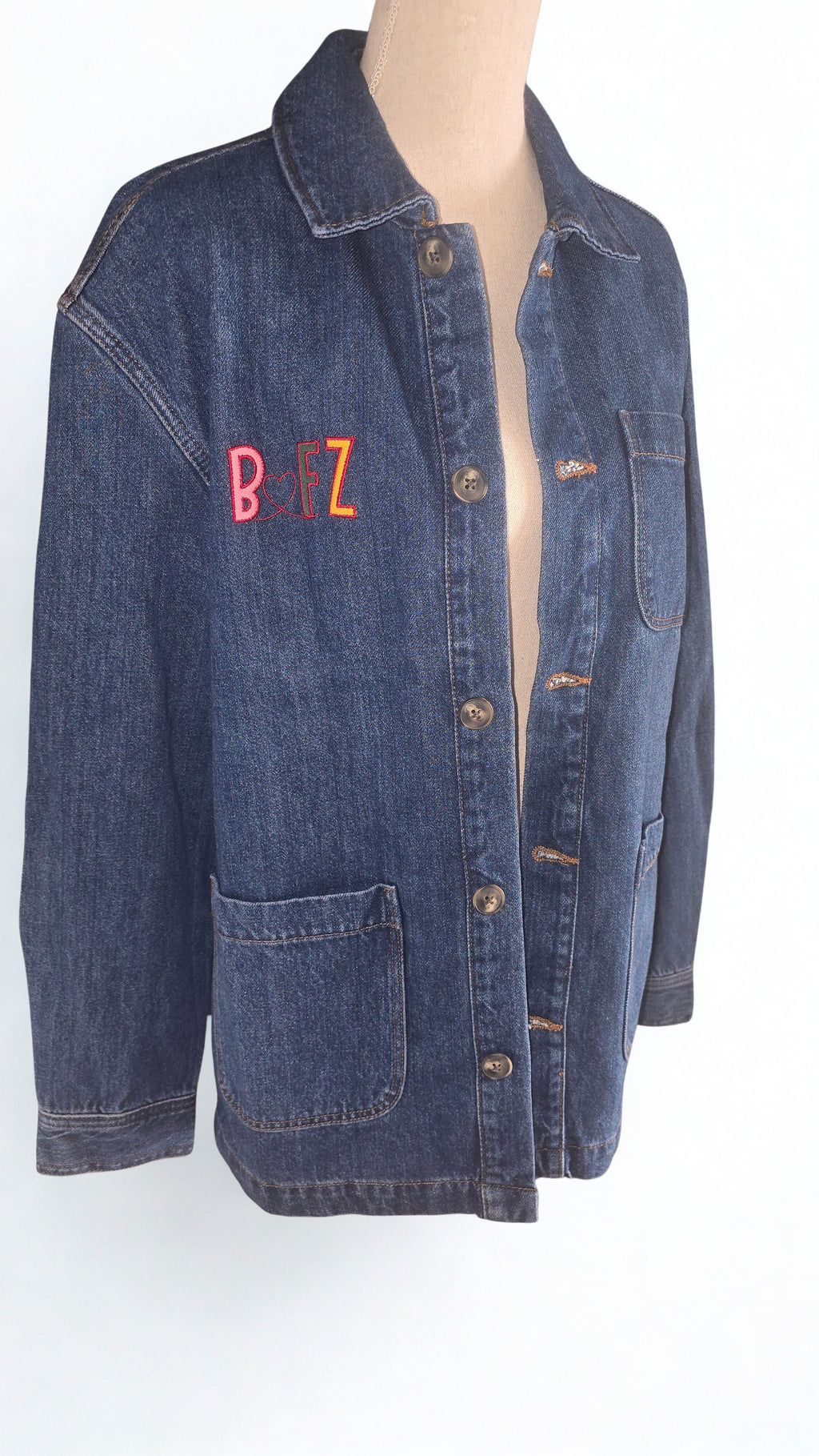 Veste en Jean " Elégance Créative "